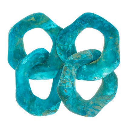 Sibilia Interlock Patina Stud Earrings, £125