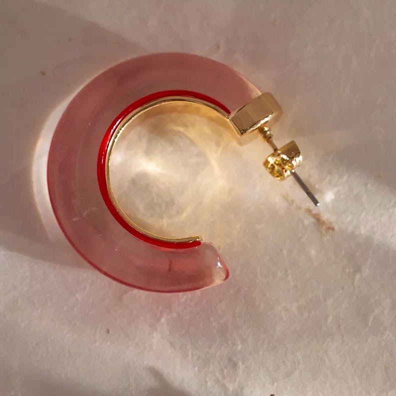 Anthropologie Chunky Resin Hoop Earrings, £38