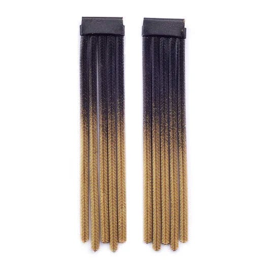 Sarah Cavender Black To Gold Gradient Stud Earrings By Sarah Cavender, £115