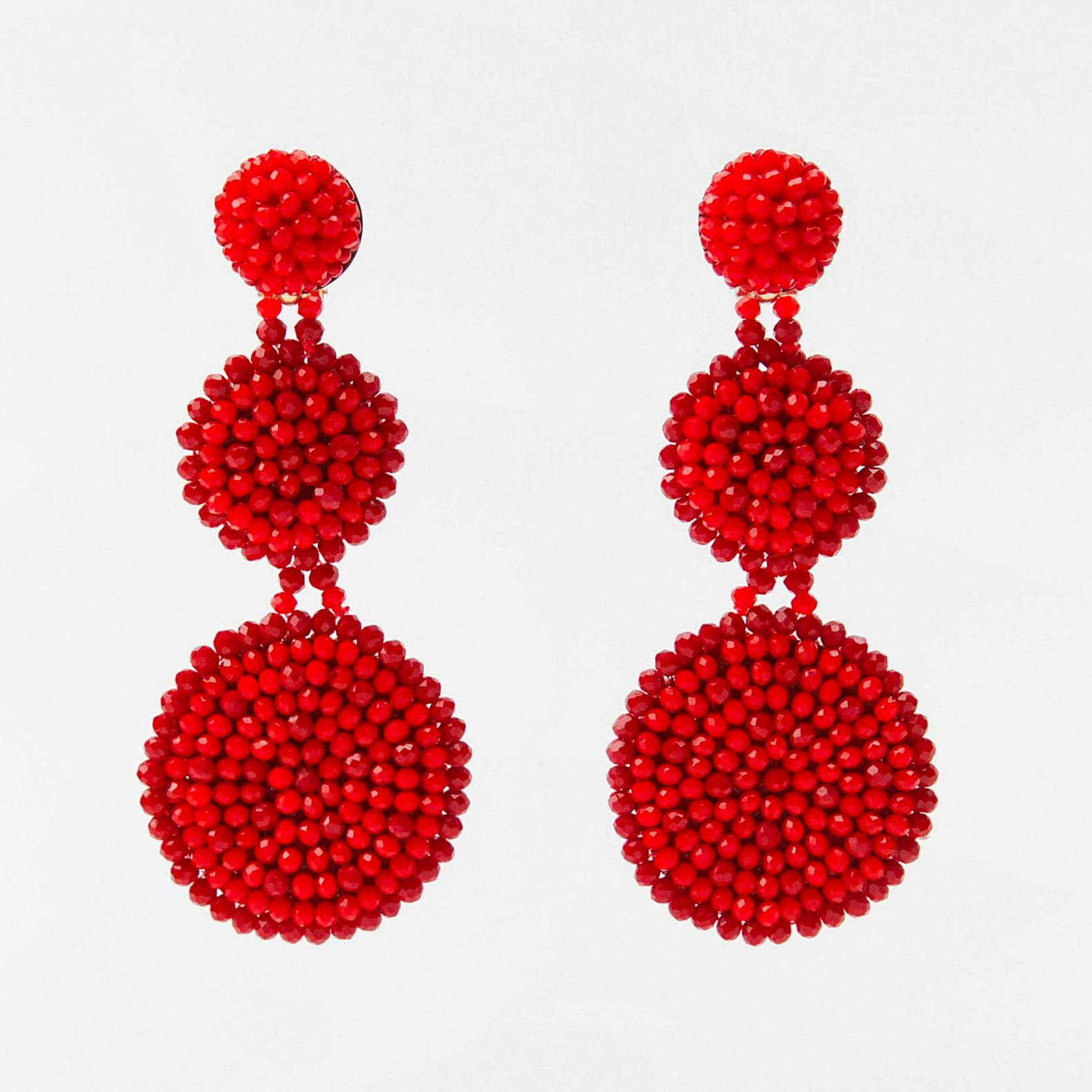 Zara Beaded Earrings, £17.99