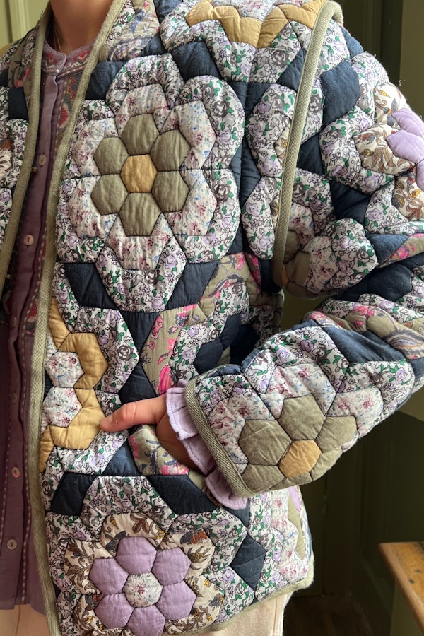 Louise Misha Neliana Multicolour Flower Patch Jacket 