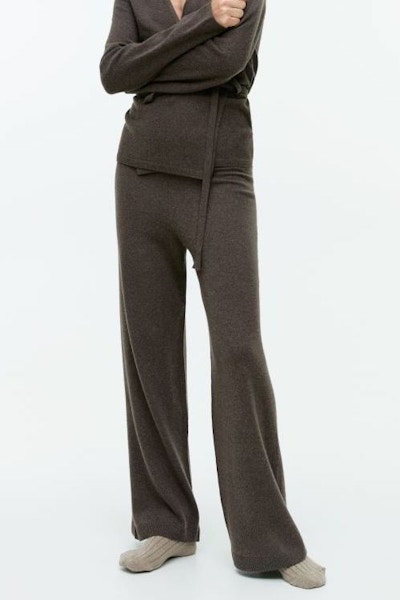 Wide Cashmere Trousers £149