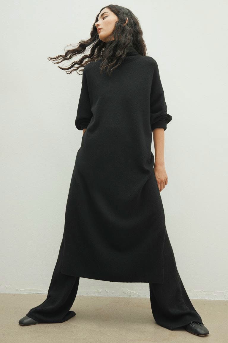 Cashmere Polo-Neck Dress £189.99