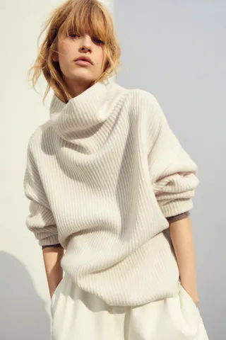 Rib-Knit Jumper