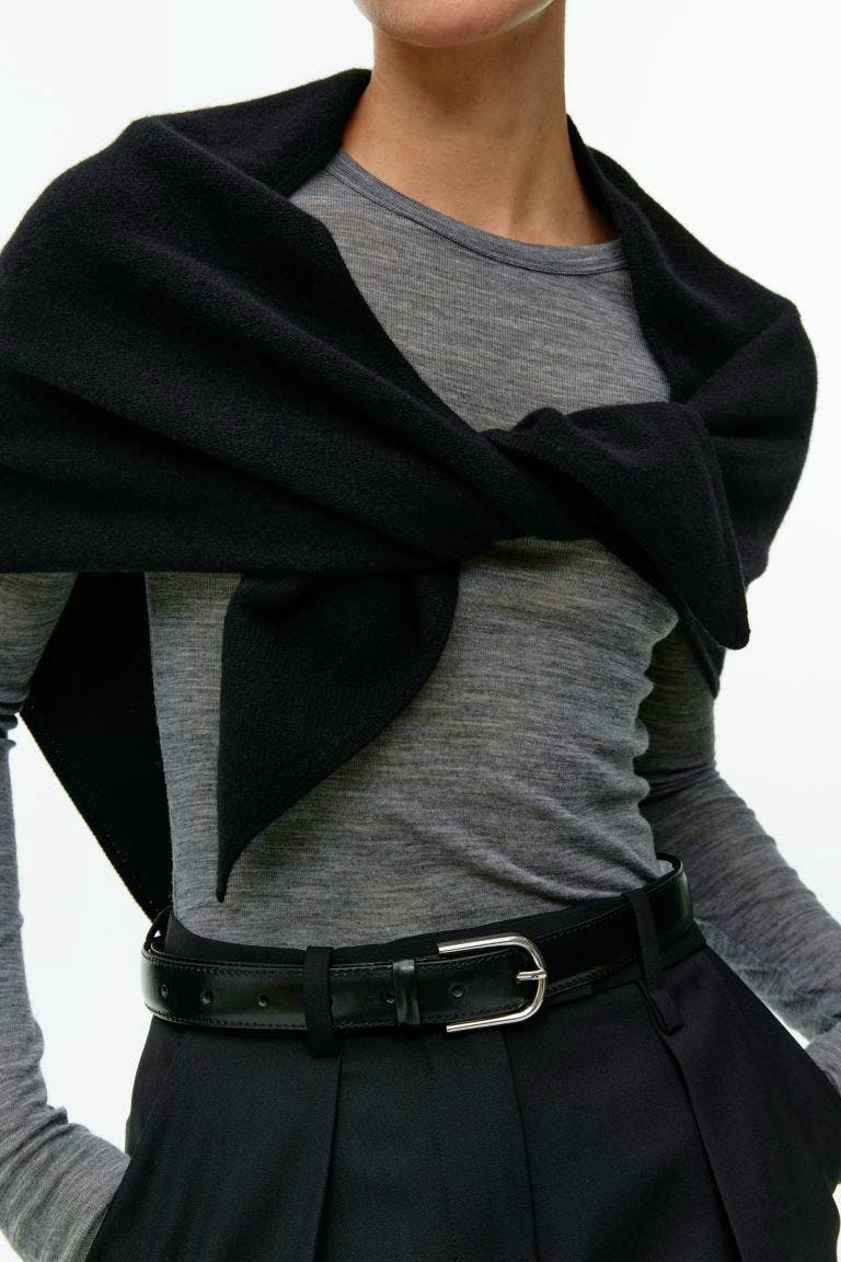 Triangle Cashmere-Wool Scarf £97