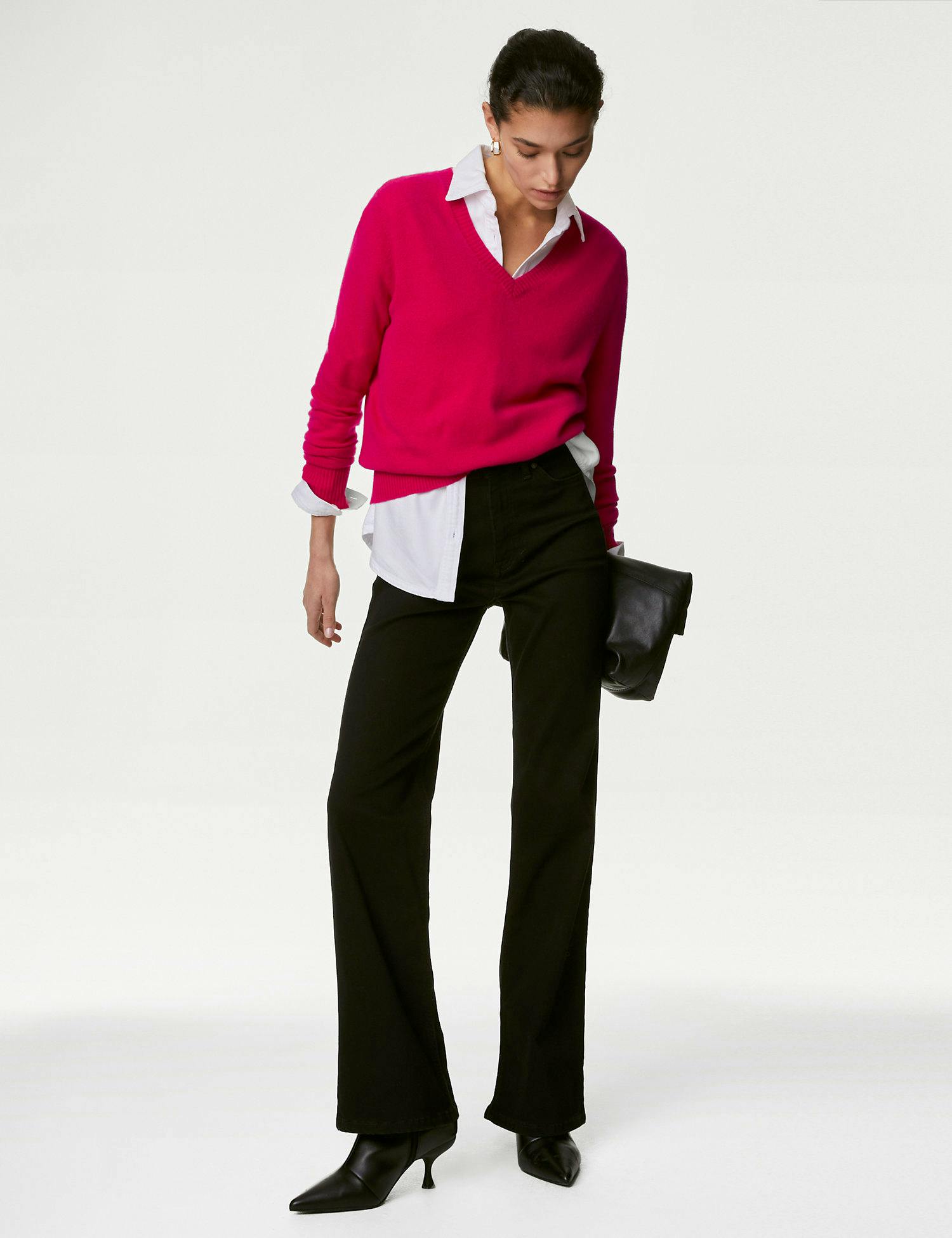 Pure Cashmere V-Neck Jumper £85