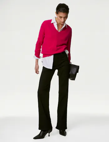 Pure Cashmere V-Neck Jumper