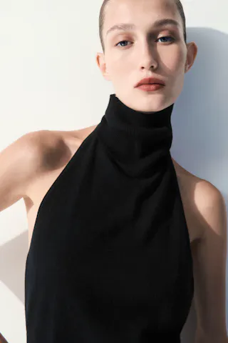 The Backless Cashmere Top