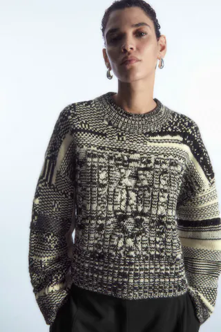 Fair Isle Wool And Cashmere Jumper