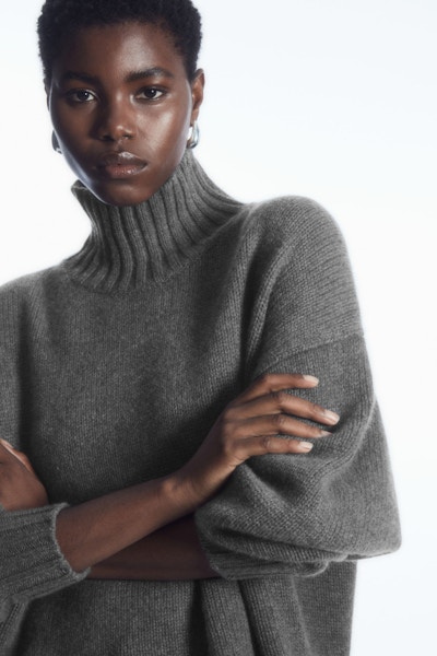 Chunky Pure Cashmere Turtleneck Jumper £225