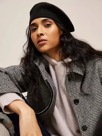 Cashmere Roll Beret