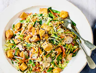 Crunchy Veg And Smoked Tofu Salad