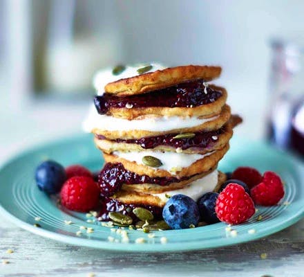Protein Pancake Stack BBC Good Food