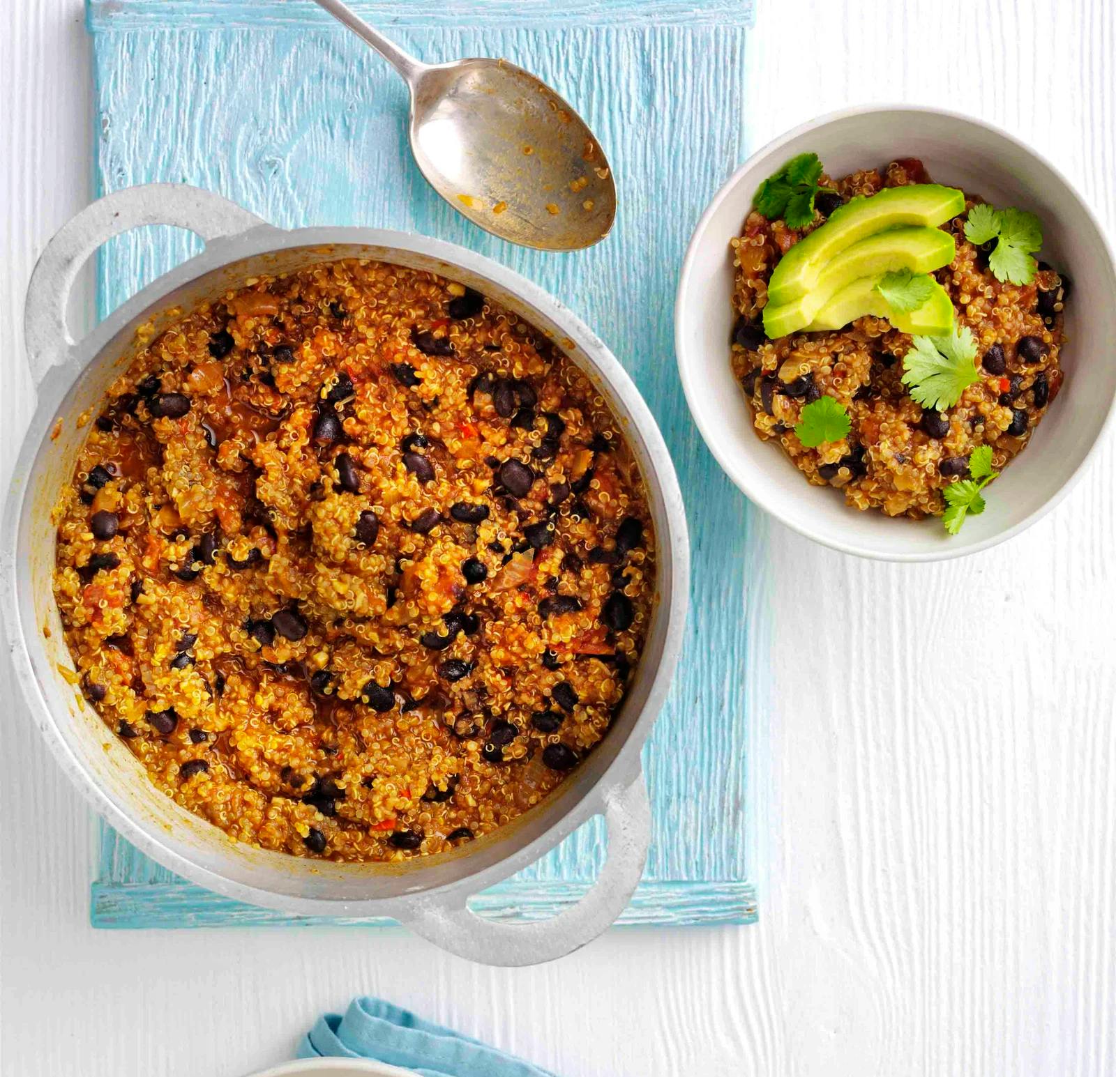 Quick Quinoa And Black Bean Chilli Olive Magazine