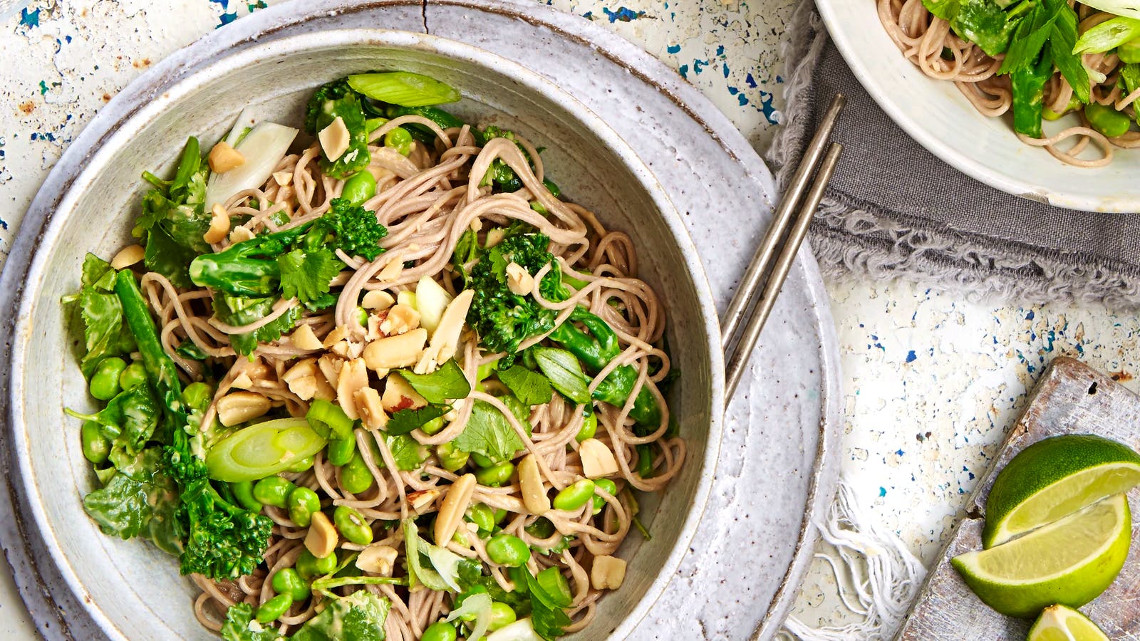 Broccoli And Peanut Soba Noodles