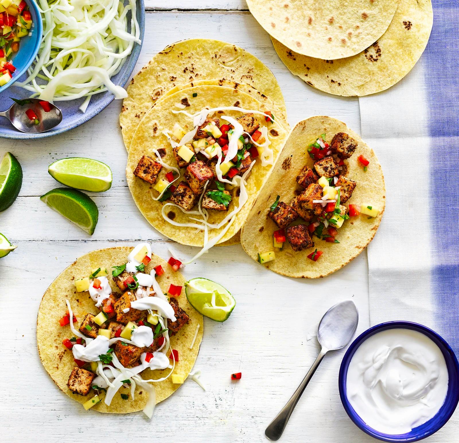 Cajun Tofu Tacos Olive Magazine