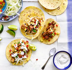 Cajun Tofu Tacos