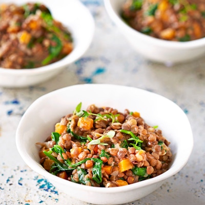 Creamy Lentils With Spinach And Thyme Olive Magazine