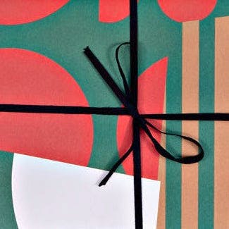 The Completist Christmas Spot Stripe Wrap, £2.75