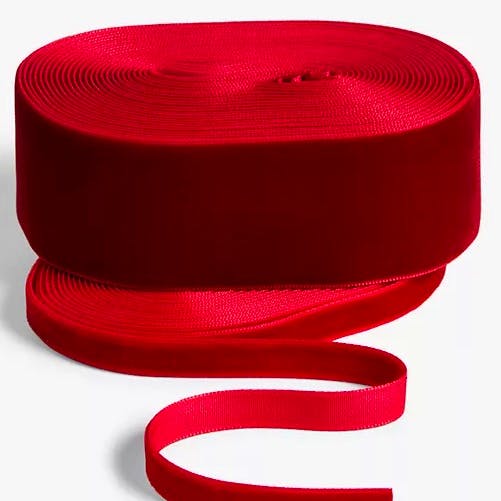 John Lewis John Lewis Royal Fairytale Velvet Gift Ribbon, £7