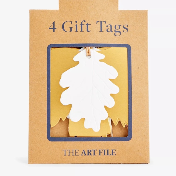 Selfridges Pack Of Four Maple Leaf Paper Gift Tags, £5
