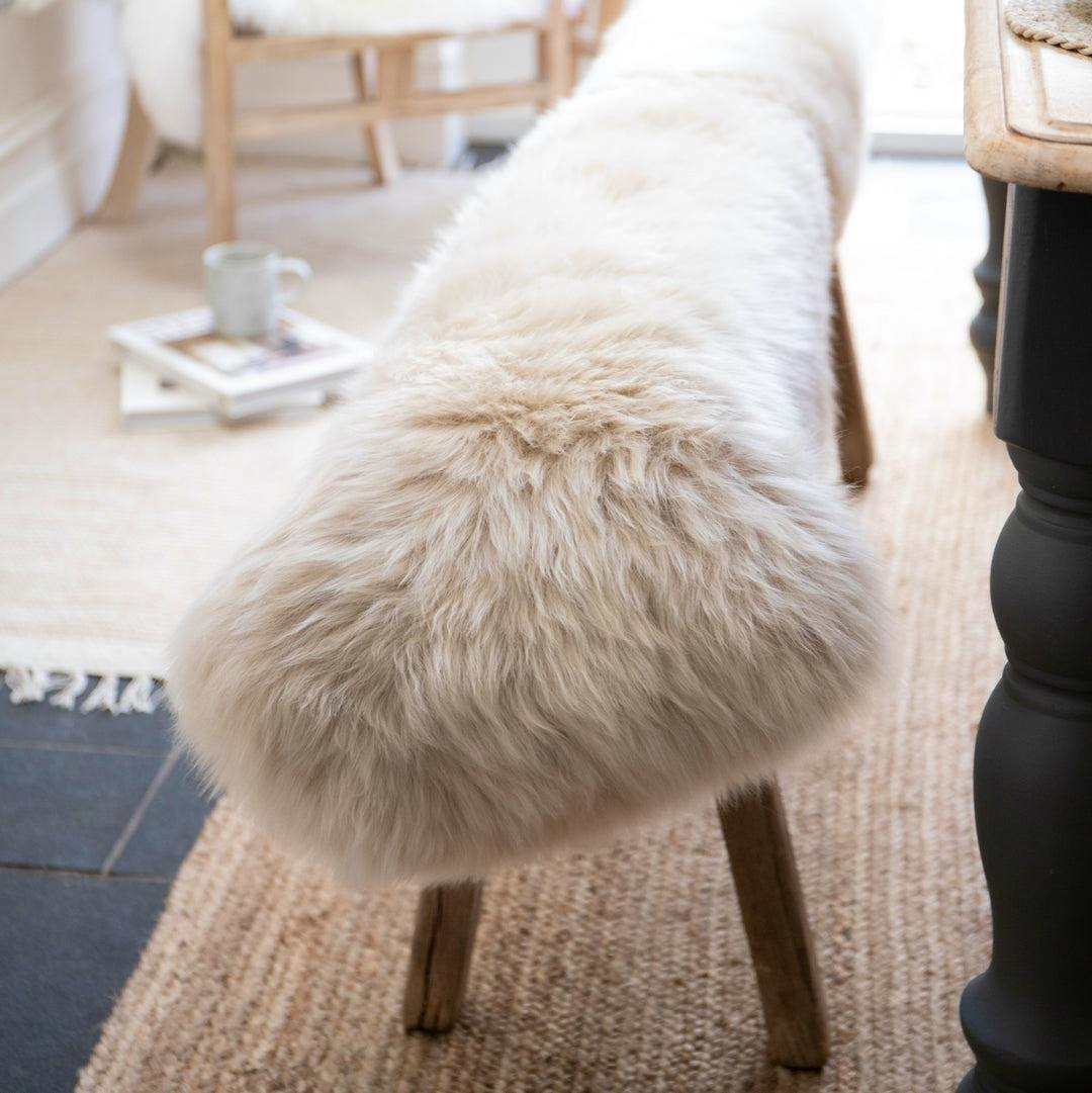 Jord Home Oyster Sheepskin - Super Soft Wool, £70