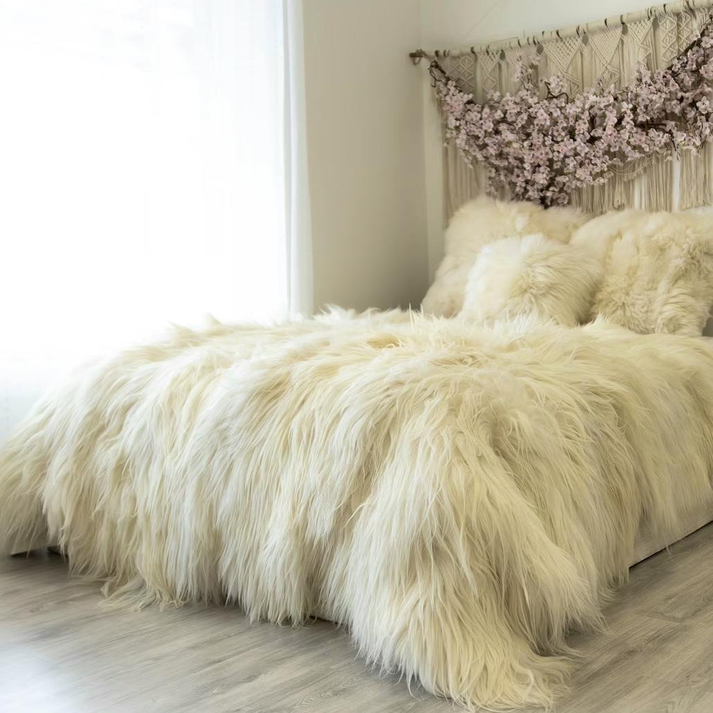 Etsy Genuine Natural Icelandic Throw Blanket, £88.20