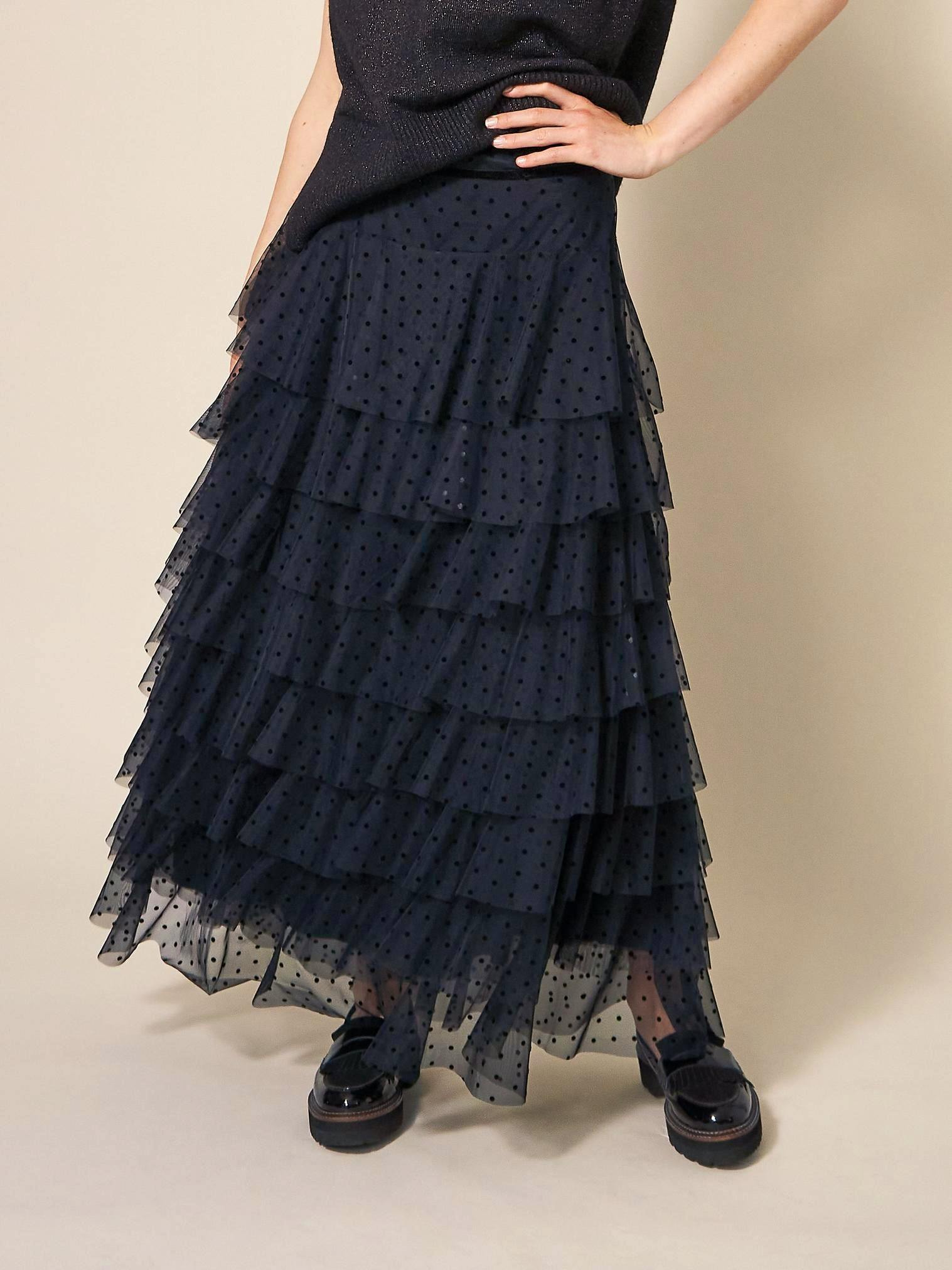 White Stuff Tulle Spot Skirt, £120