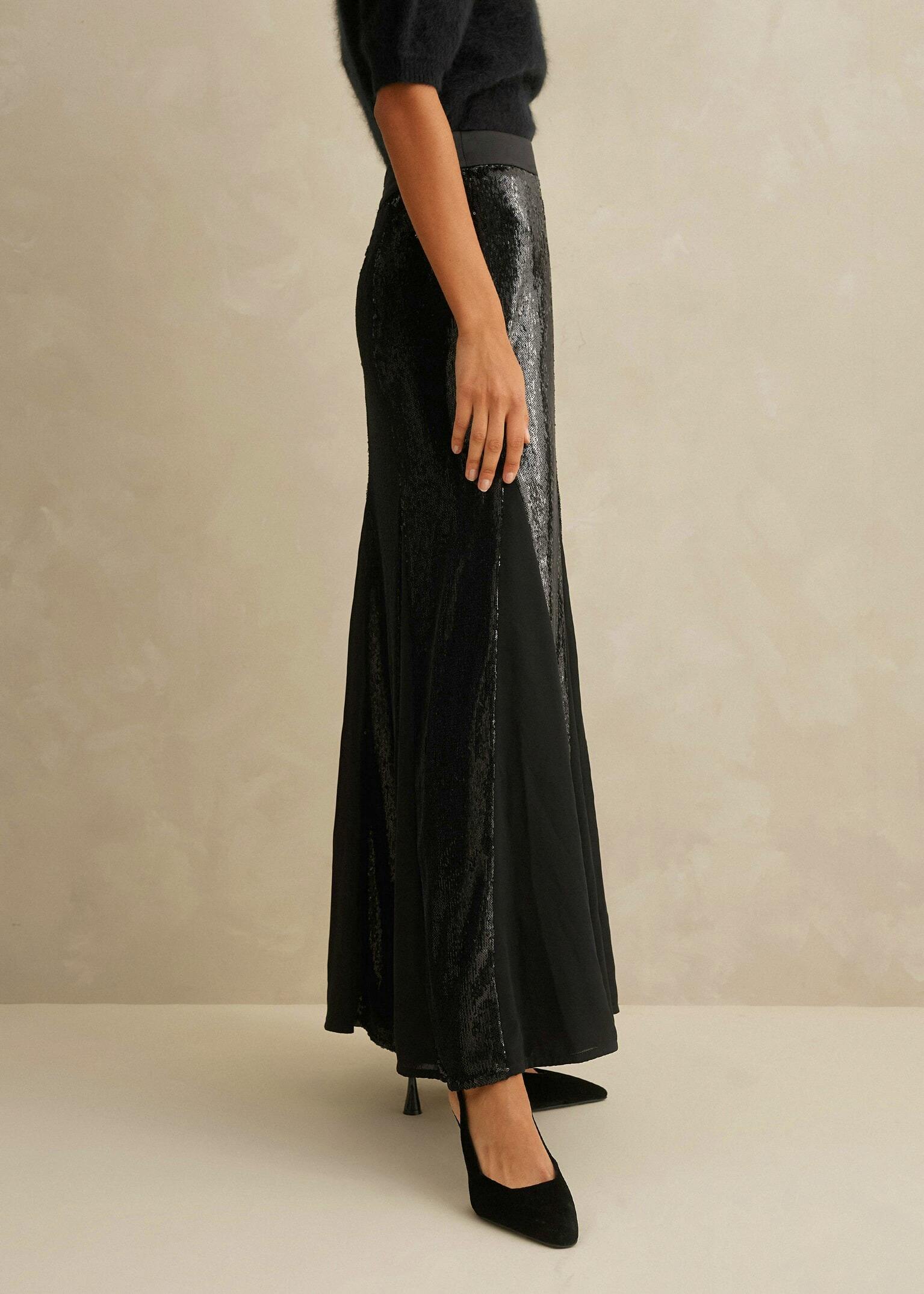 ME & EM Sequin maxi skirt, £225