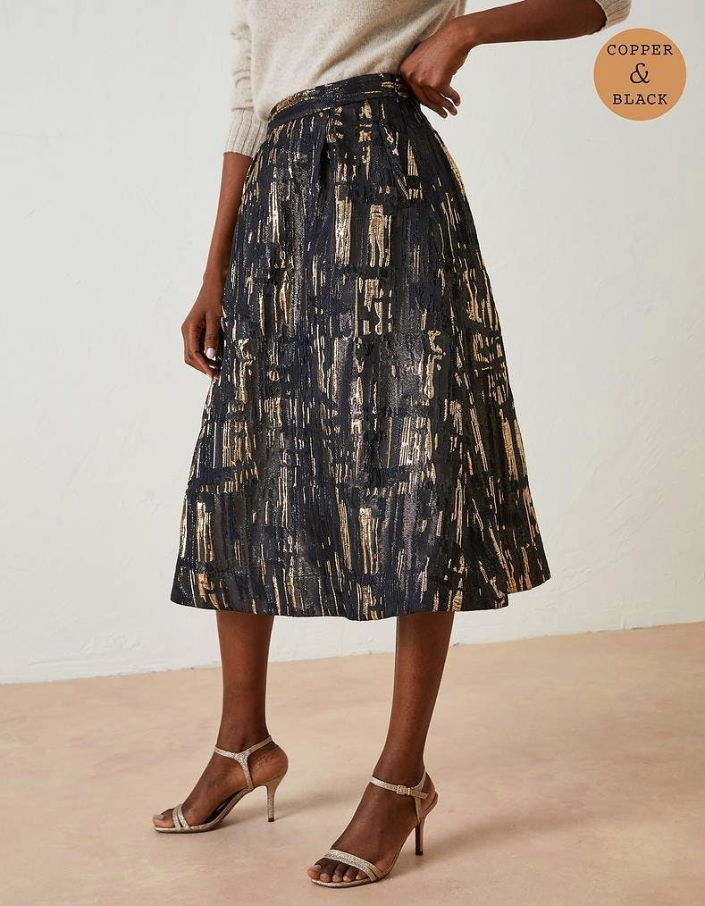 Fatface Cleo Jacquard Skirt, £69