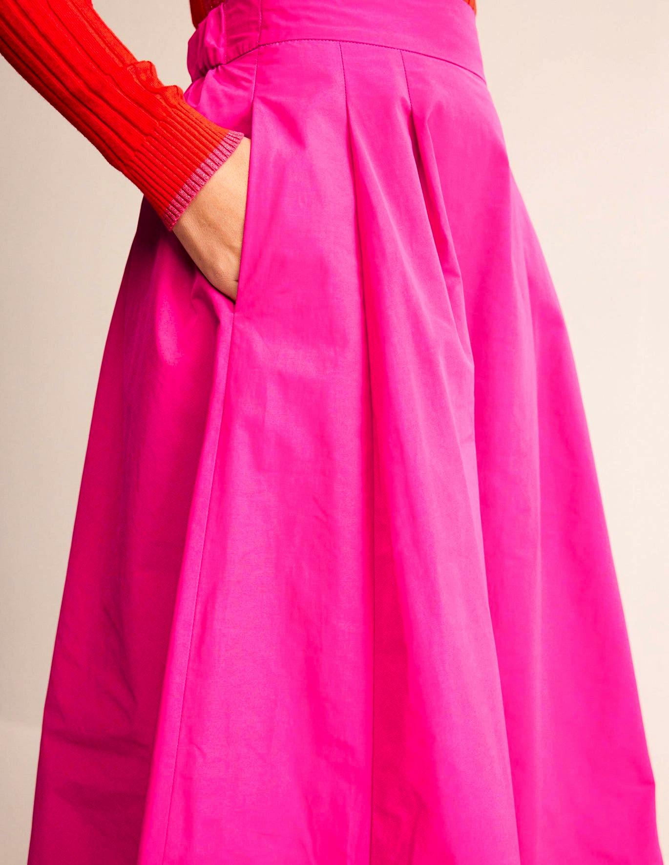 Boden Taffeta Midi Skirt, £85