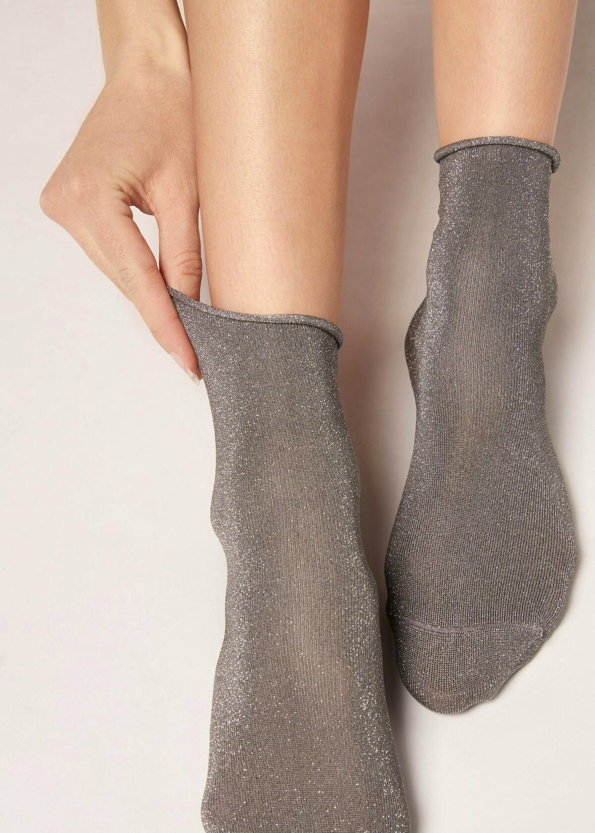 Calzedonia Glitter Ankle Socks, £6