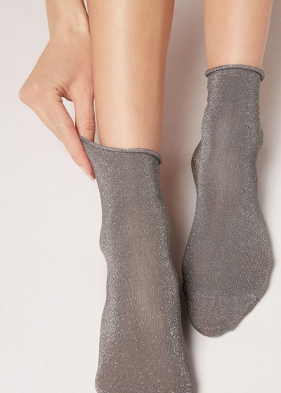 Calzedonia Glitter Ankle Socks, £6