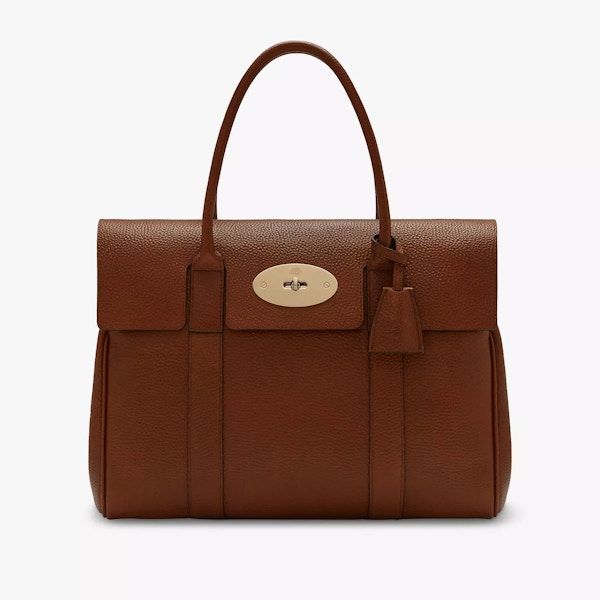 Mulberry Bayswater Classic Grain Leather Handbag, Oak, £995