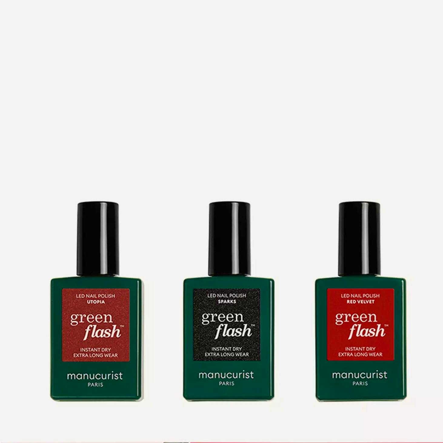 Manicurist Greenflash Glitter Trio, £55