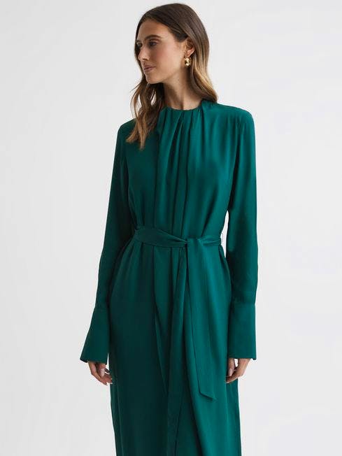 Reiss Long-Sleeve Midi Dress, £198