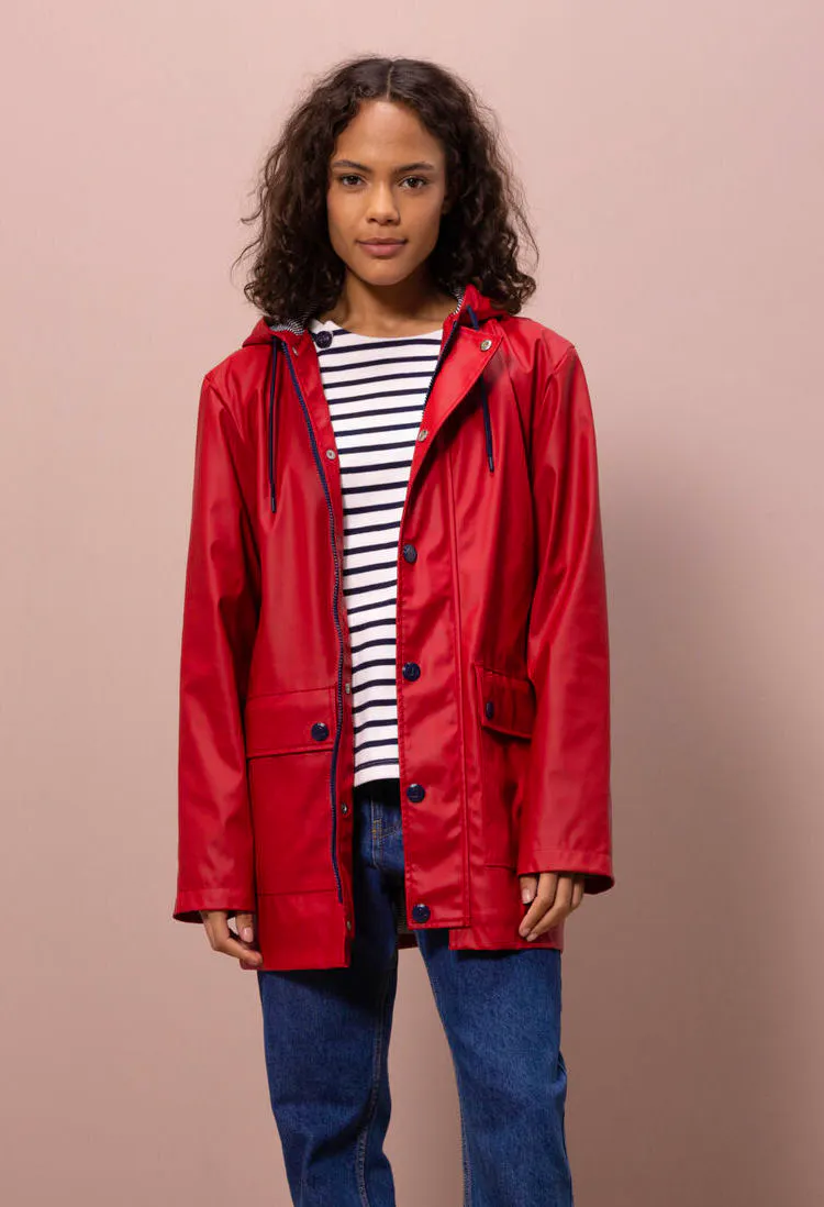 Petit Bateau Iconic Recycled Fabric And Organic Cotton Raincoat, £169