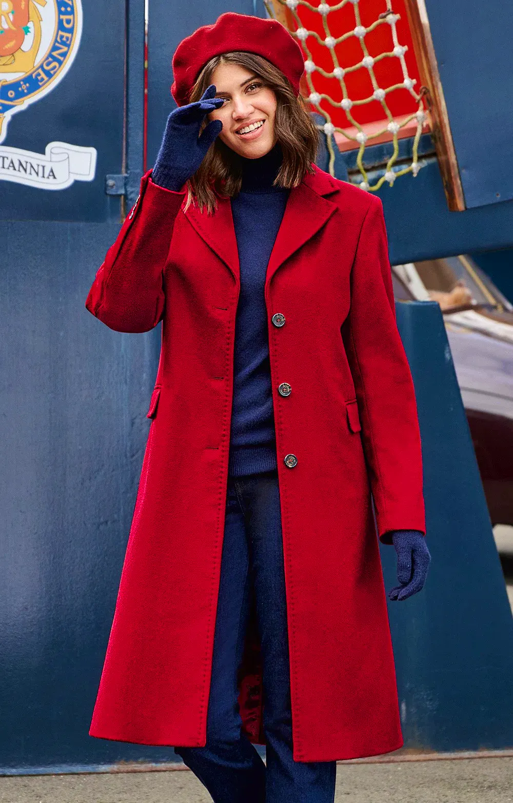The House of Bruar Cashmere College Coat, £450