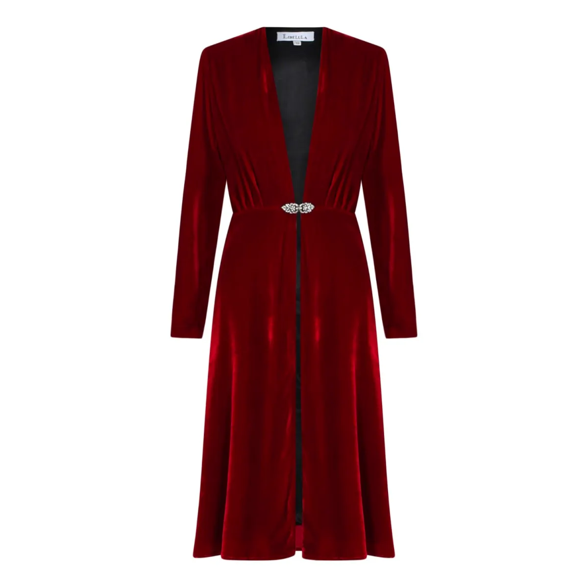 Libelula Dulwich Coat Red Velvet, £325