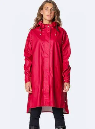Ilse Jacobsen Deep Red Raincoat, £150