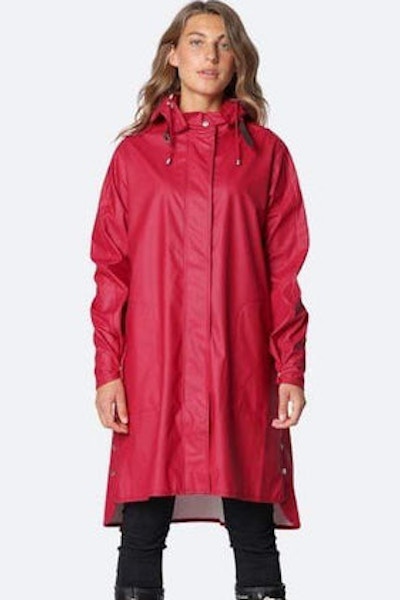 Ilse Jacobsen Deep Red Raincoat, £150
