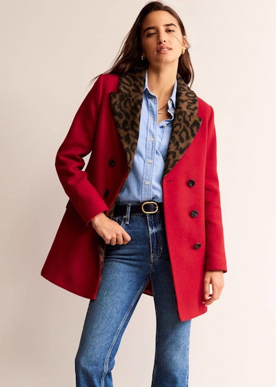 Boden Double Breasted Wool Coat, £220