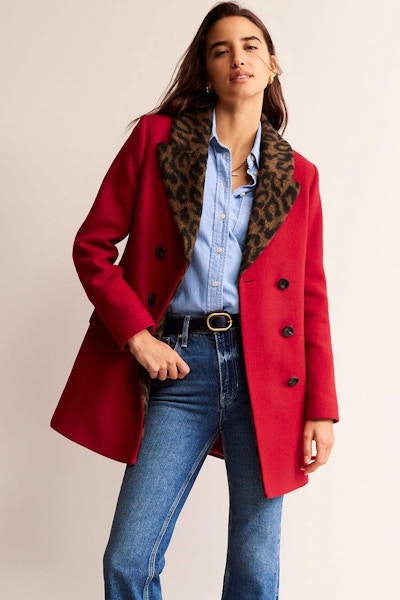 Boden Double Breasted Wool Coat, £220