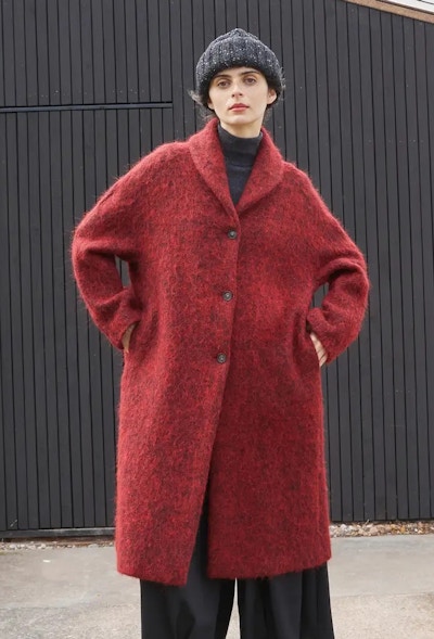 Plumo Bordeau Coat, £569