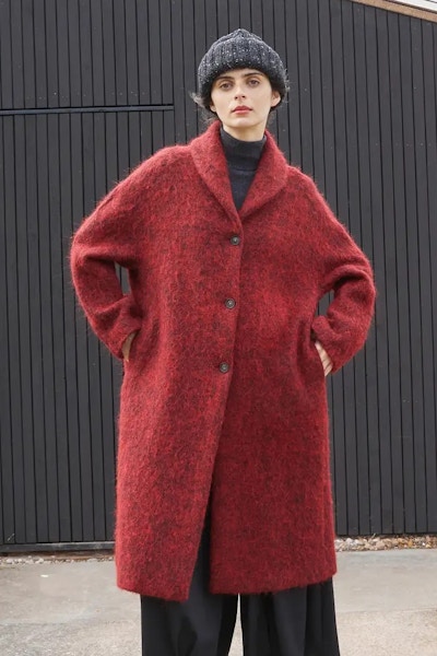 Plumo Bordeau Coat, £569