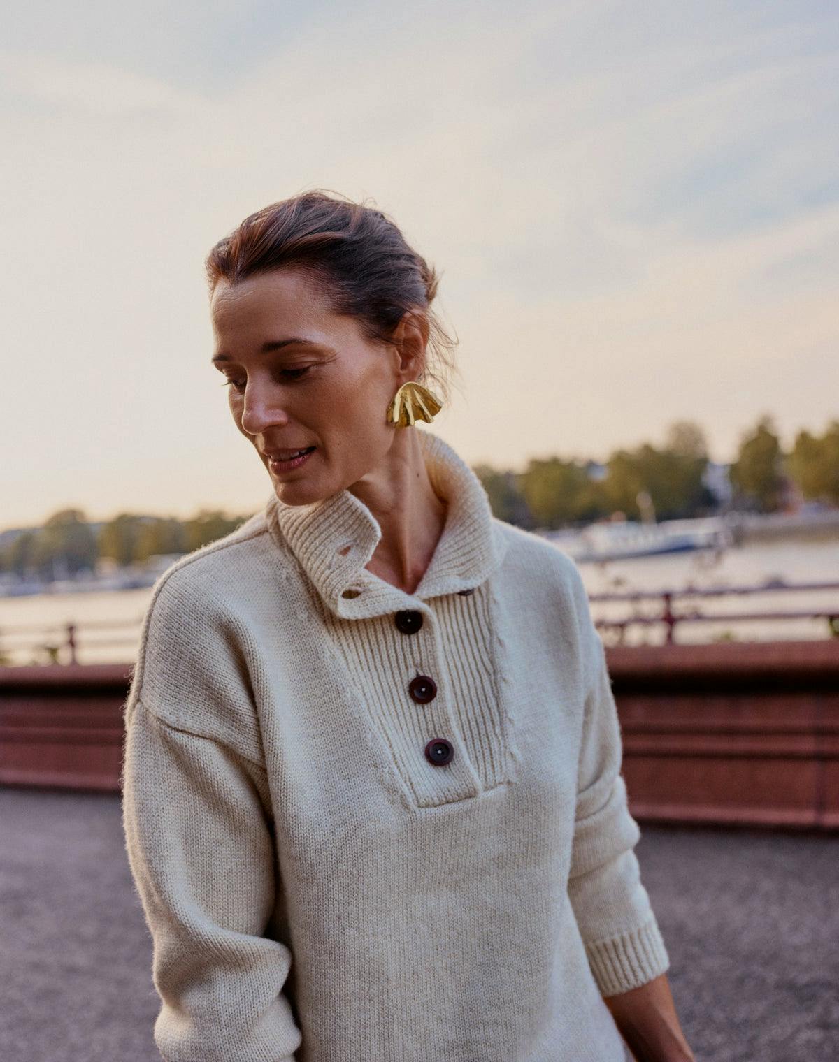 Navygrey The Lorton Sweater, £395