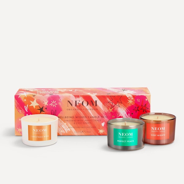 NEOM Wellbeing Wishes Candle Trio, £48