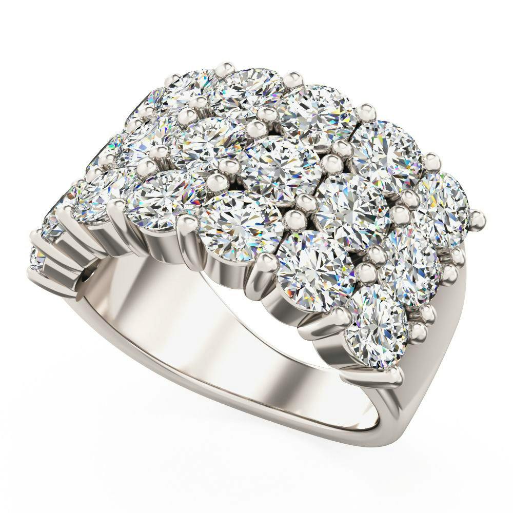 Diamond Dress Ring A beautiful round brilliant cut lab grown diamond dress ring in 18ct white gold, £3,072