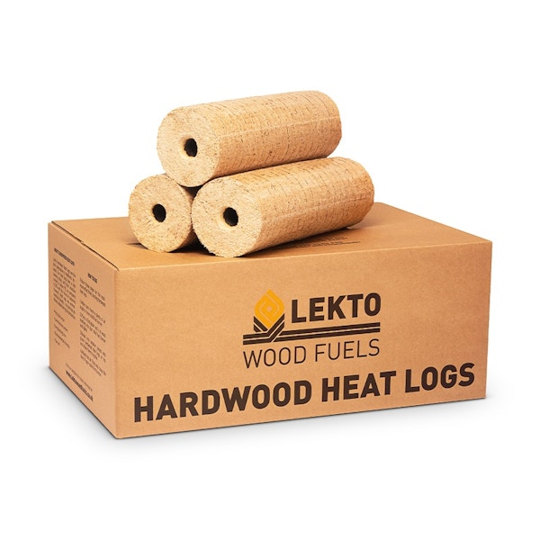 Lekto Wood Fuels Hardwood Heat Logs 4 x 20kg Mini Pack, NOW £111.80 (was £131.80)