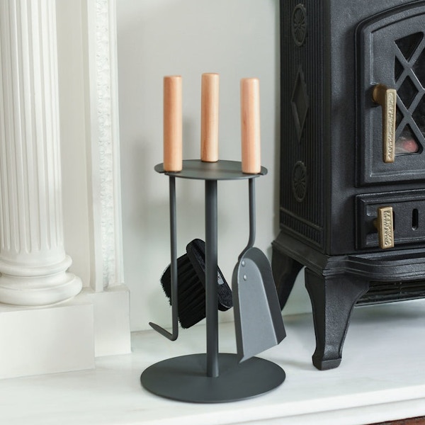 The Fireside Store Luna Avenue Three Piece Contemporary Fireside Tools Set, NOW £30 (Was £55)